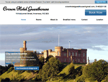 Tablet Screenshot of crownhotel-inverness.co.uk